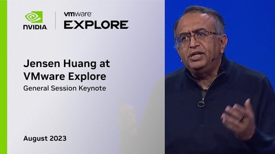 Jensen Huang at VMware Explore 2023 - General Session Keynote