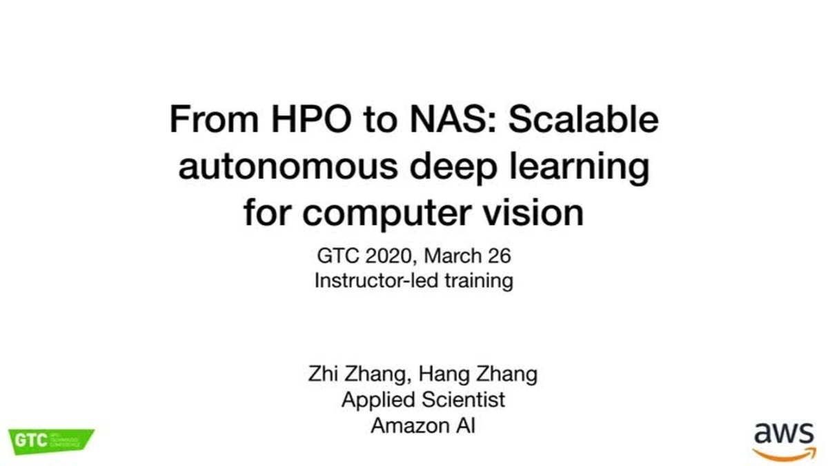 From HPO to NAS: Scalable autonomous deep learning for computer vision ...