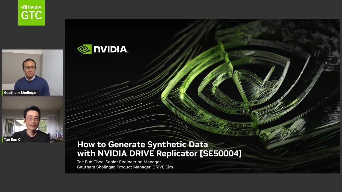 How To Generate Synthetic Data With Nvidia Drive Replicator Gtc