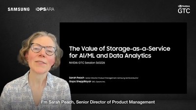 The Value of Storage-as-a-Service for AI/ML and Data Analytics (Presented by Samsung)
