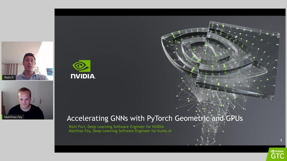 Accelerating GNNs with PyTorch Geometric and GPUs NVIDIA OnDemand
