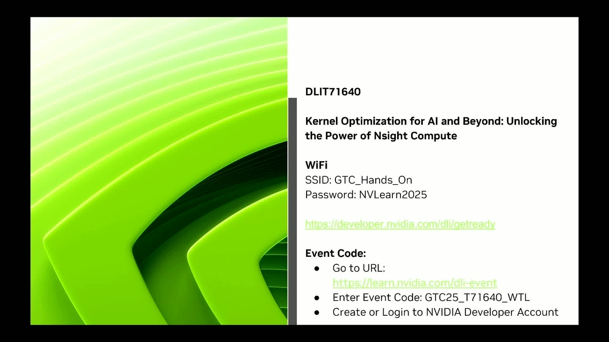 Kernel Optimization for AI and Beyond: Unlocking the Power of Nsight ...