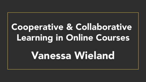 Thumbnail for Collaborative and cooperative learning