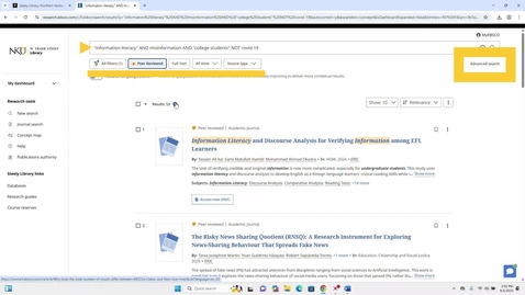 Thumbnail for Database Searching Tips