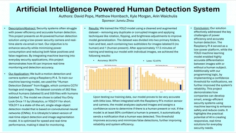 Thumbnail for Artificial Intelligence Powered Human Detection System