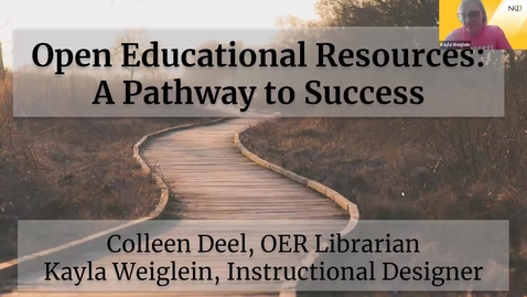Thumbnail for entry Open Educational Resources: A Pathway to Success