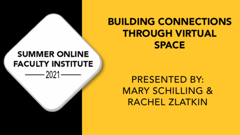 Thumbnail for Building Connections through Virtual Space