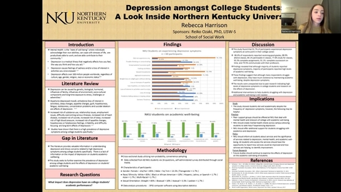 Thumbnail for entry Depression amongst college students: A look inside Northern Kentucky University