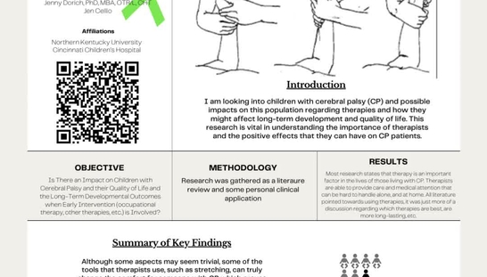 Is There an Impact on Children with Cerebral Palsy and their Quality of Life and the Long-Term Developmental Outcomes when Early Intervention (occupational therapy, other therapies, etc.) is Involved?
