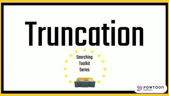 Truncation (Searching Toolkit Series)