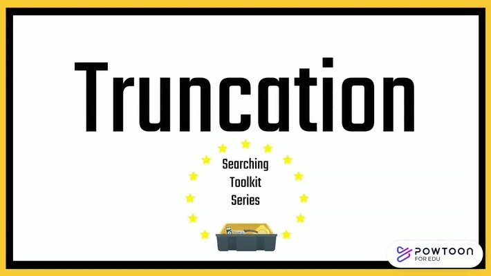 Truncation (Searching Toolkit Series)