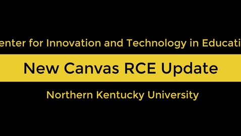 Thumbnail for entry New Canvas RCE Update