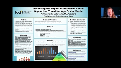Thumbnail for Assessing the impact of perceived social support on transition age foster youth.