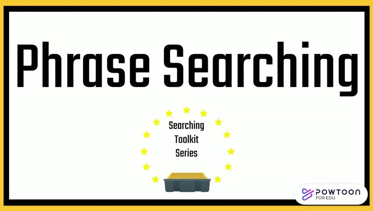 Phrase Searching (Searching Toolkit Series)