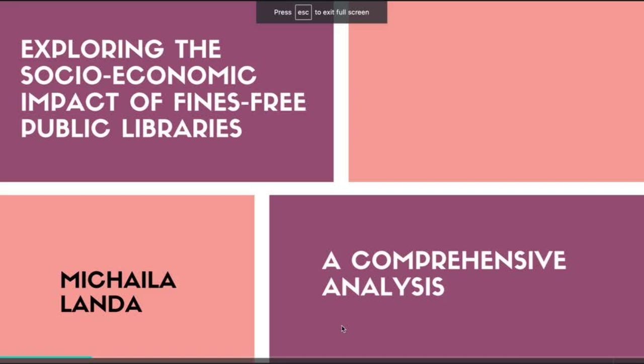 Exploring the Socio-Economic Impact of Free Public Libraries