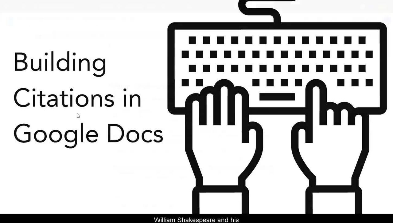 Citations in Google Docs