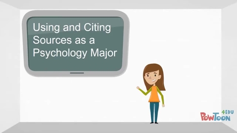 Thumbnail for Using and Citing Sources as a Psychology Major
