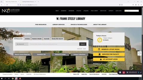 Thumbnail for Using CINAHL for Nursing Research