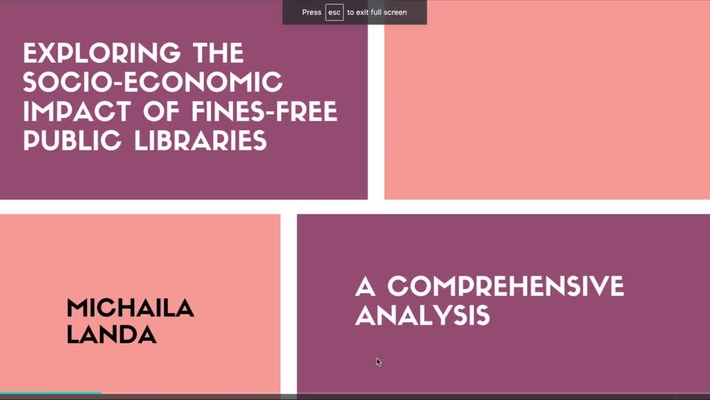 Exploring the Socio-Economic Impact of Free Public Libraries