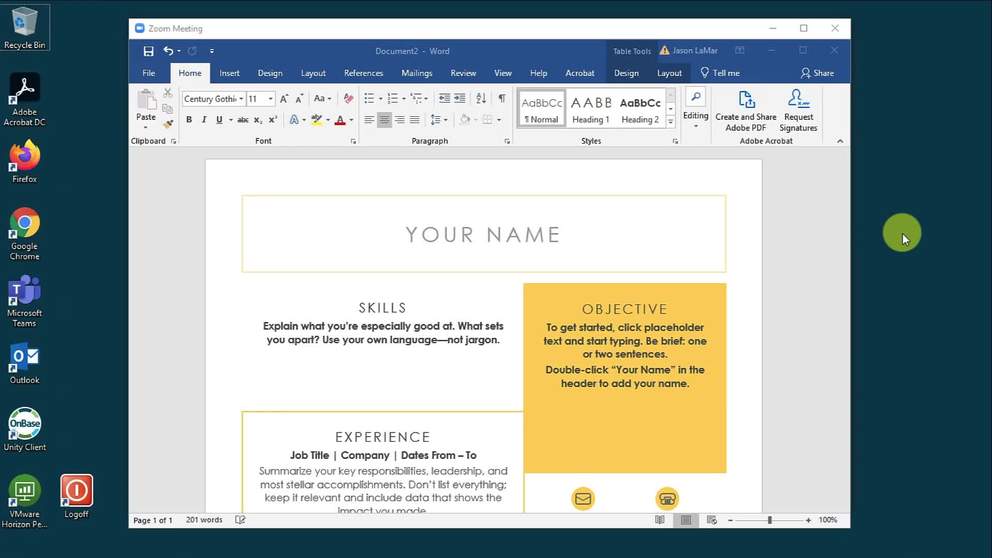 Zoom > Sharing a Document or File