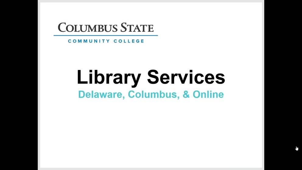 COLS Online Library Services Delaware Campus FINAL