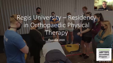 Thumbnail for entry Regis University Orthopaedic Residency - the Resident experience in 2021
