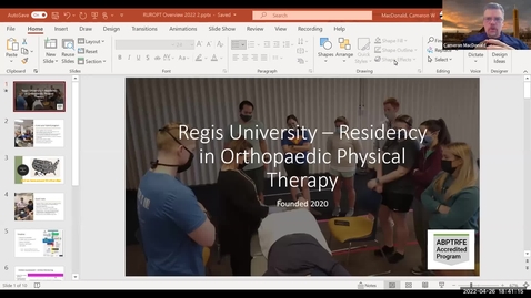 Thumbnail for Regis University Orthopaedic Residency in Physical Therapy: Overview - Graduate Reflections
