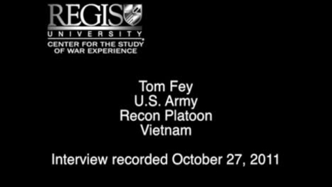 Thumbnail for entry Tom Fey Interview