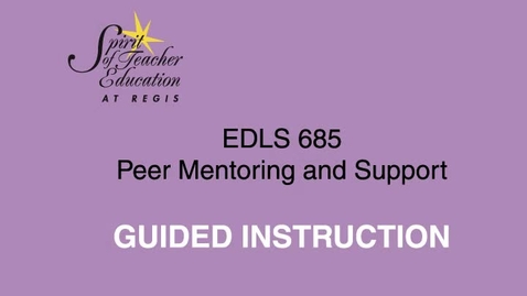 Thumbnail for entry EDFD407/607: Guided Instruction