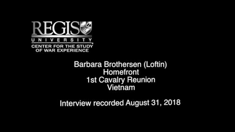 Thumbnail for entry Barbara Brothersen Interview