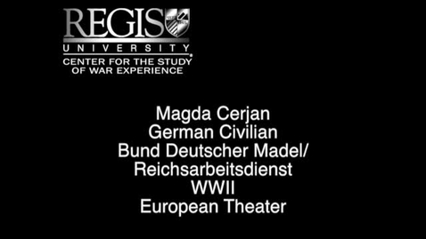 Thumbnail for Magda Cerjan Interview