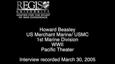 Thumbnail for Howard Beasley Interview