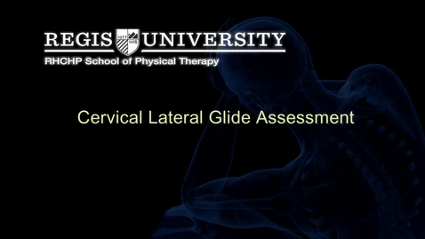 Thumbnail for Cervical Lateral Glide Assessment
