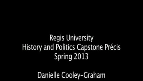 Thumbnail for entry Danielle Cooley-Graham Capstone Précis
