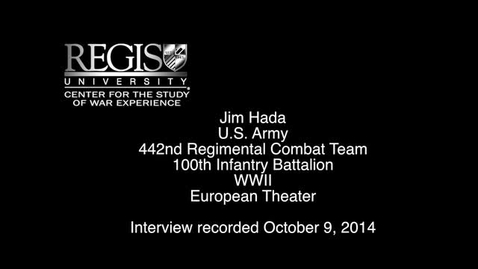 Thumbnail for Jim Hada Interview