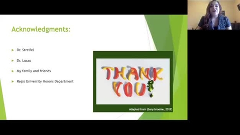 Thumbnail for Elizabeth Anaya Defense 2020:  Ketogenic Diet as Treatment for Malignant Brain Tumors 