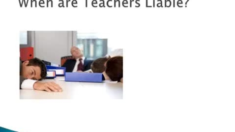 Thumbnail for entry EDFD497: Teacher Liability