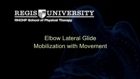 Thumbnail for Elbow Lateral Glide Mobilization with Movement