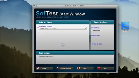 Thumbnail for 04 ExamSoft - How to begin an exam in SofTest