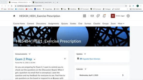 Thumbnail for Schedule Zoom Meetings in WorldClass for Easy Student Access to Recordings