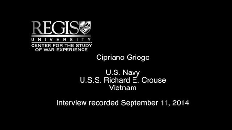 Thumbnail for entry Cipriano Griego Interview