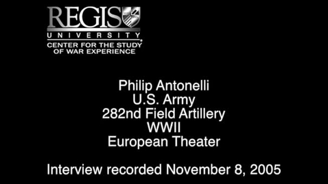 Thumbnail for CWE-Antonelli, Phil