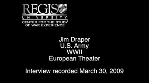 Thumbnail for entry CWE-Draper, Jim