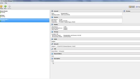 Thumbnail for Virtual Lab Environment 1-5 - Installing Kioptrix Level 1