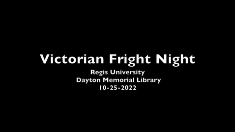 Thumbnail for entry Victorian Fright Night 2022 at Dayton Memorial Library
