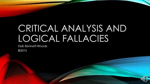 Thumbnail for entry ASCritical_Analysis_and_Logical_Fallacies