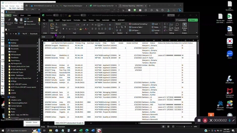 Thumbnail for entry RHCHP 2 - Low Grades D W's -  Initial output data formatting