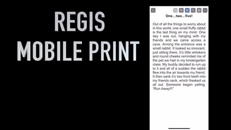 Thumbnail for Mobile Printing video