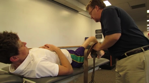Thumbnail for Hip Belted Lat Glide Mobilization