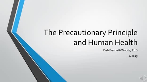 Thumbnail for ASPrecautionaryPrincipleandHumanHealth